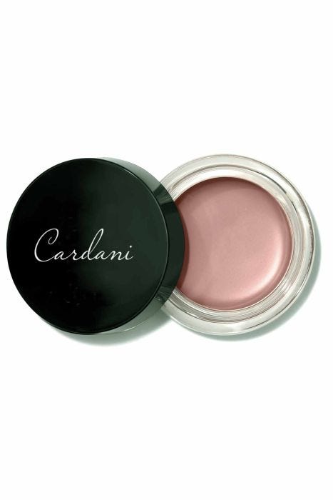 Neutral cream eyeshadow shown in jar
