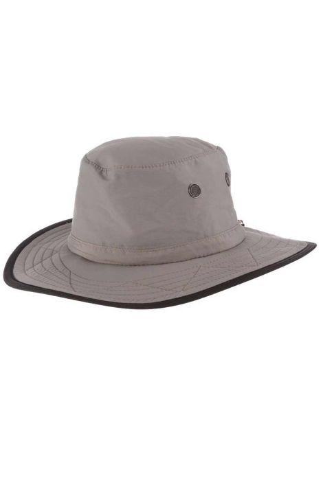 Khaki brimmed outdoor or fishing hat for men with big brim