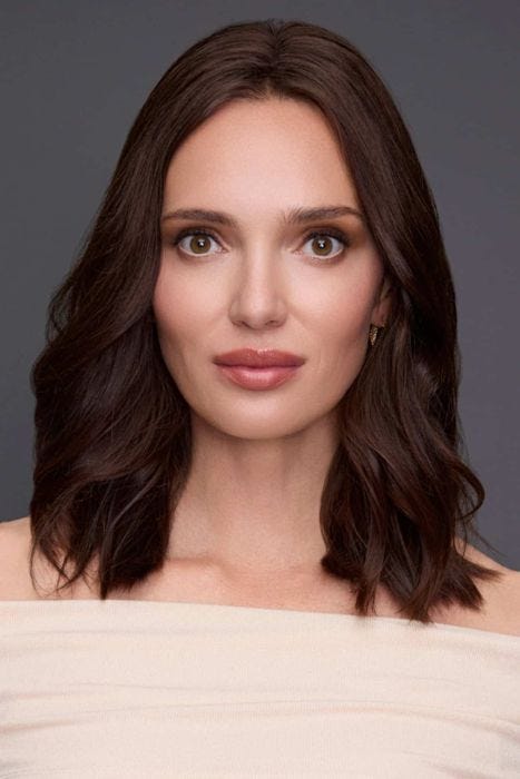 EasiPart Medium Human Hair 14” Hair Topper by Jon Renau | Remy Human Hair, Monofilament