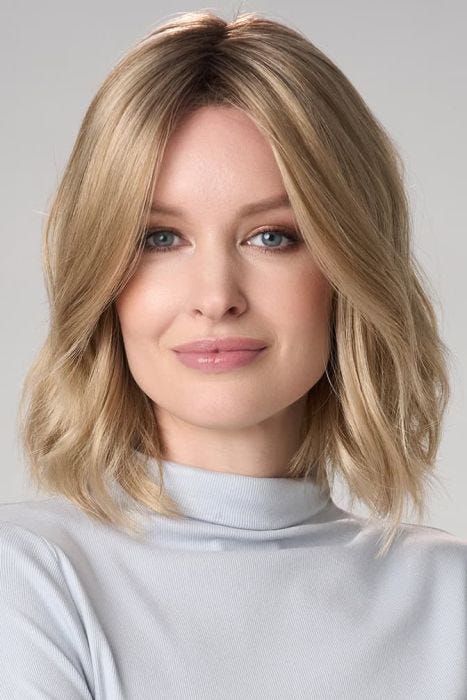 wavy shoulder length bob