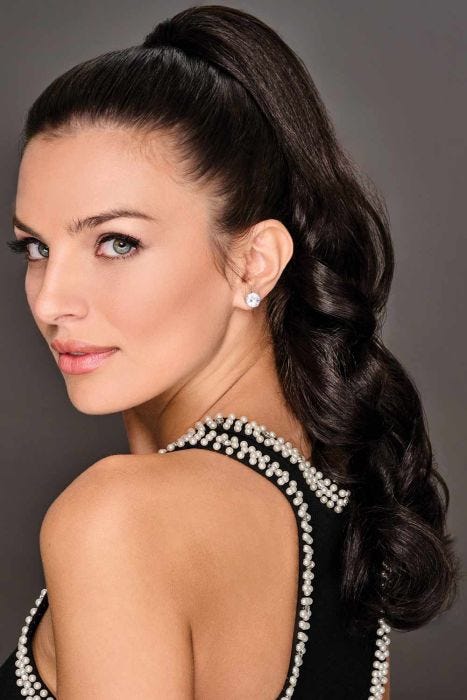 21 Inch Soft Curls Claw Pony by Hairdo | Long Curly Ponytail Extension