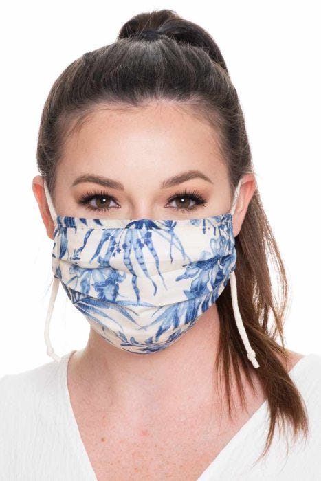 Accordion Face Mask| Cotton Face Mask with Designs