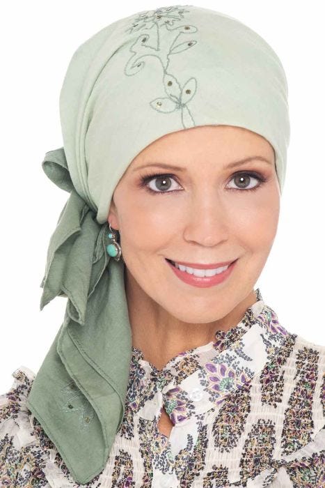 FACTORY SECONDS: Sequined Tie Dye Head Scarf