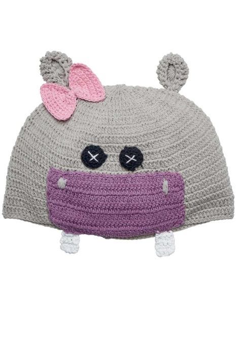 Cotton Crochet Hippo Hat