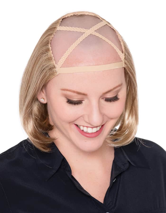 Bob Hair Halo by Cardani with No Hat - Cap Construction