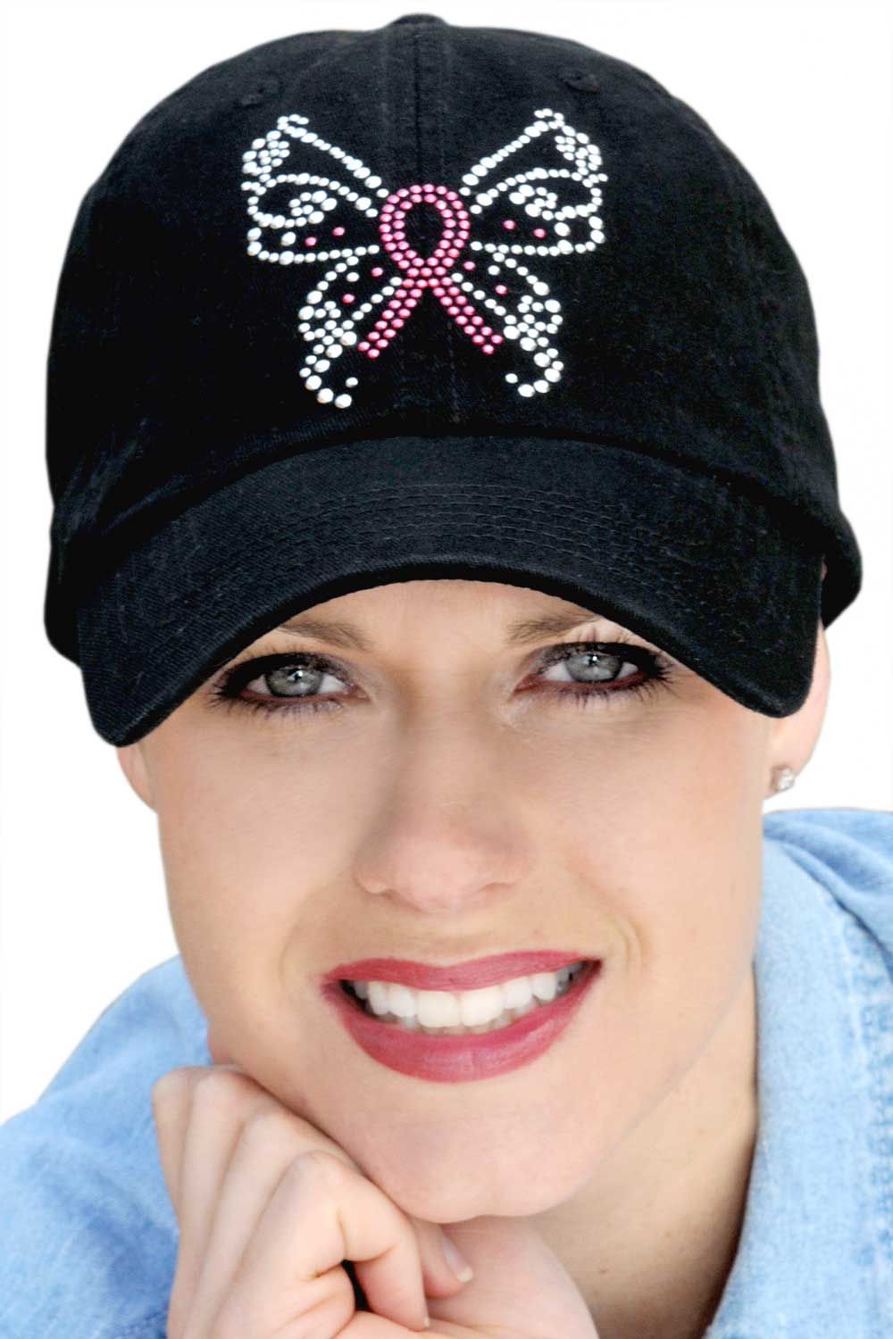 Breast Cancer Awareness Hat | Butterfly 