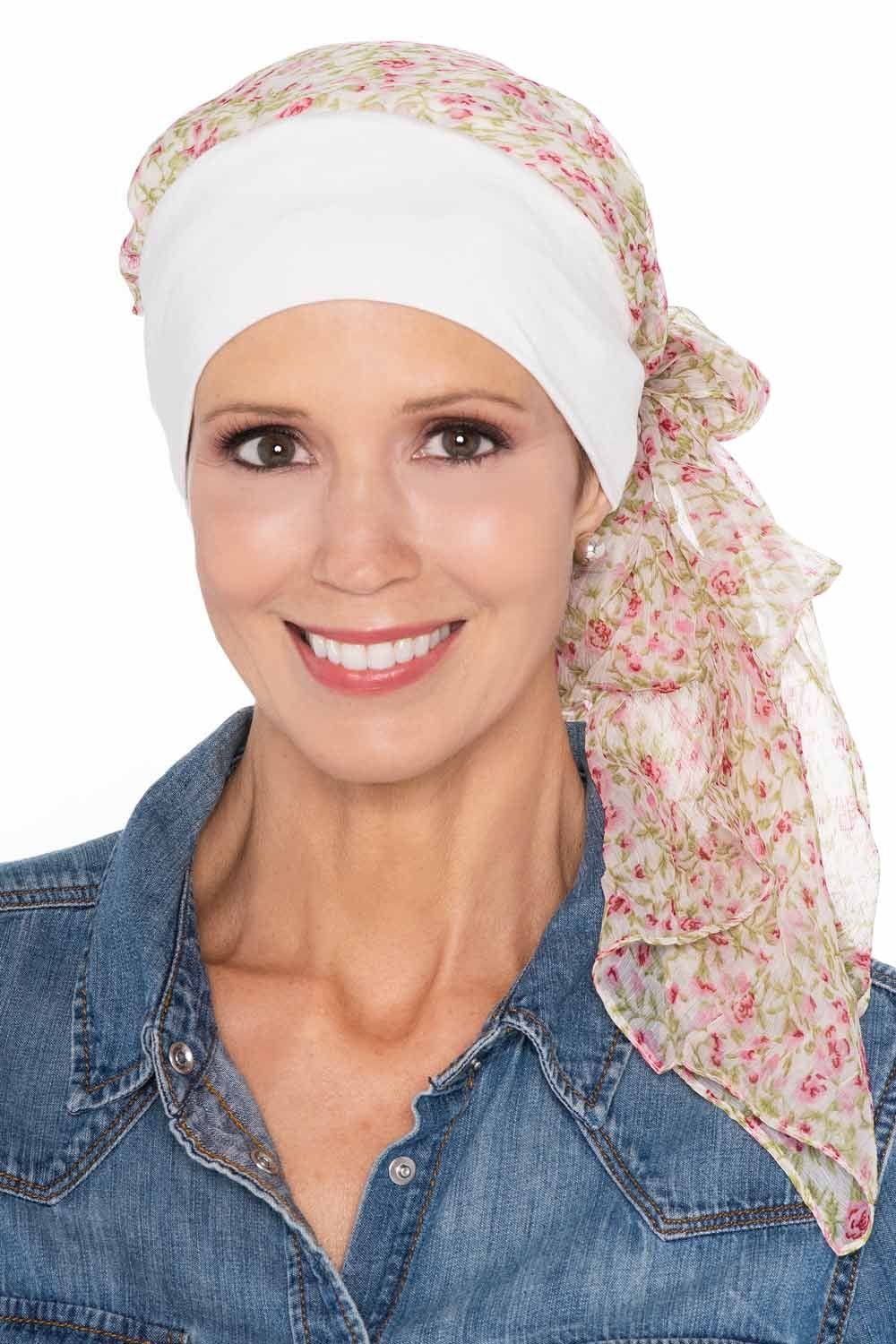Lanie Pre-tied Scarf Cap for Cancer Patients